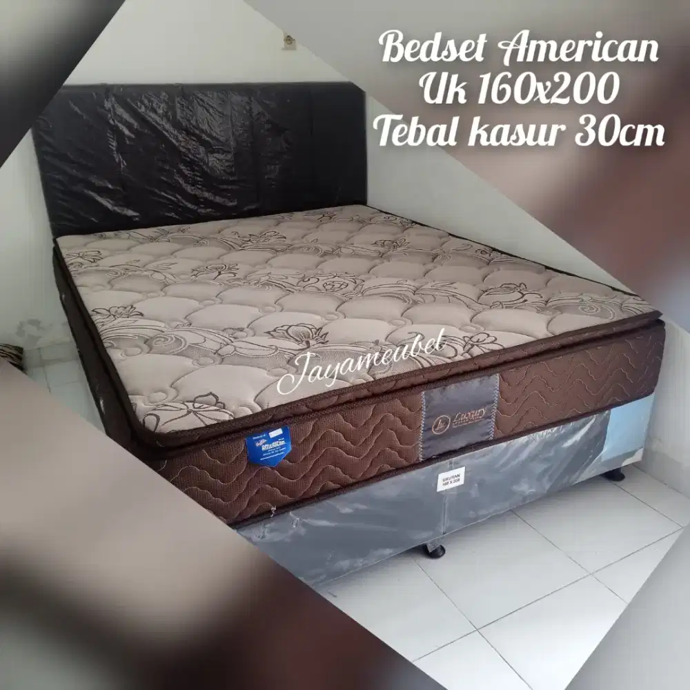 Springbed Merk American Luxury Tromso Pillowtop Tebal 30cm