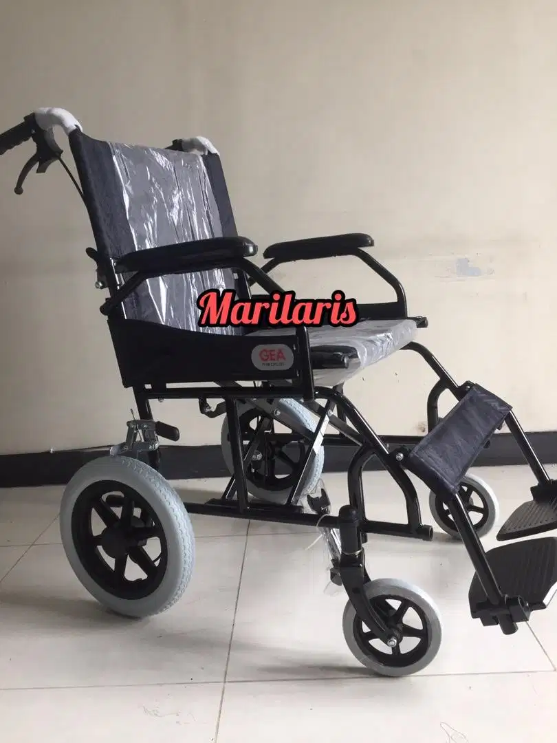 Kursi Roda Travelling Gea FS868 Black Steel BARU dan Murahhh