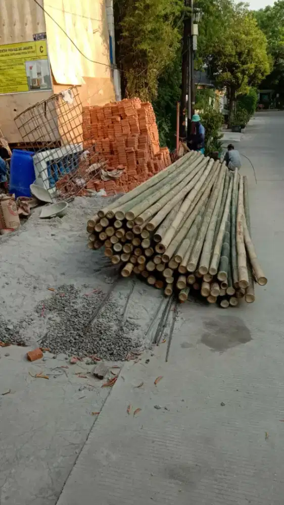 jual bambu steger dan kaso 4x6