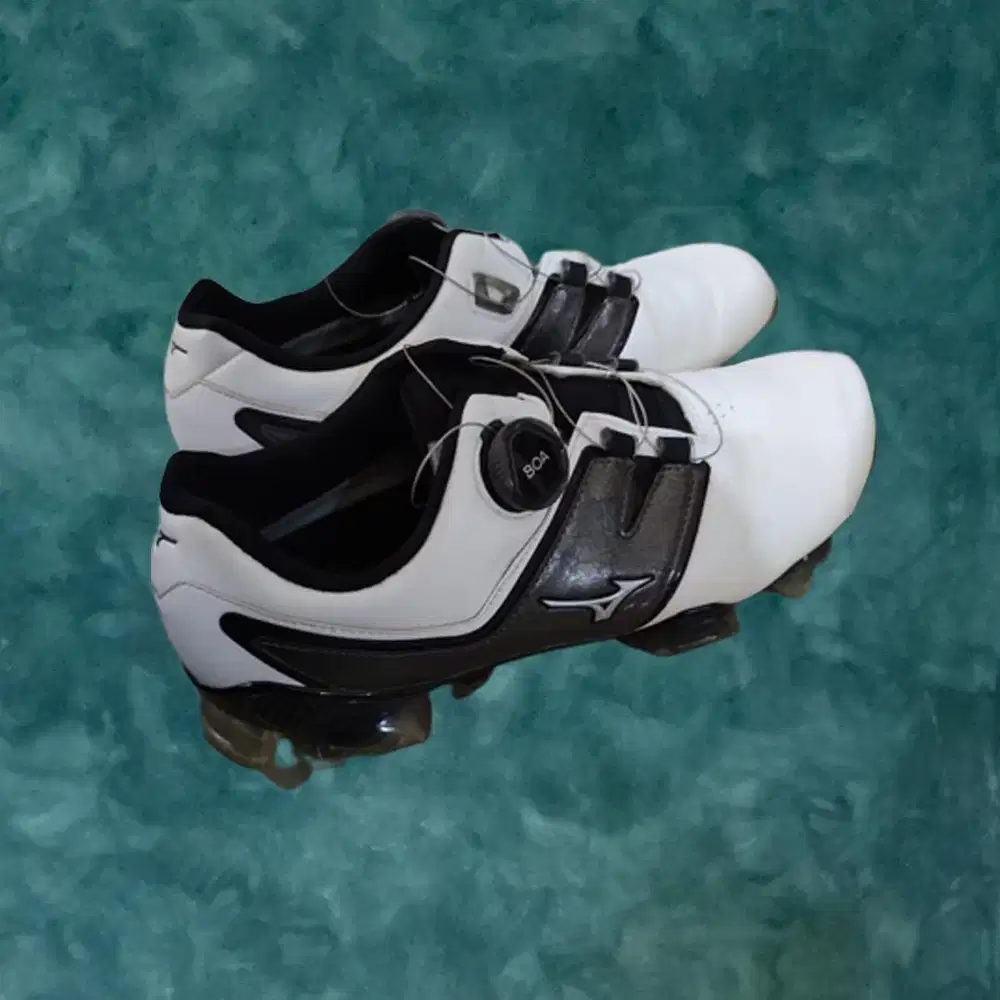 Sepatu Golf Mizuno Spike Valour 004 Boa Men's Original, Sepatu - White