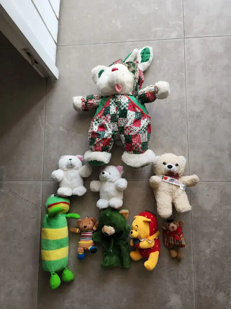 Boneka 9 pc masih bagus