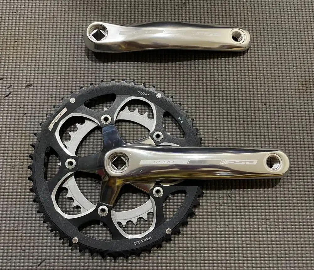 Sparepart sepeda Gravel Roadbike Saddle, seatpost, stem, crankset, oke
