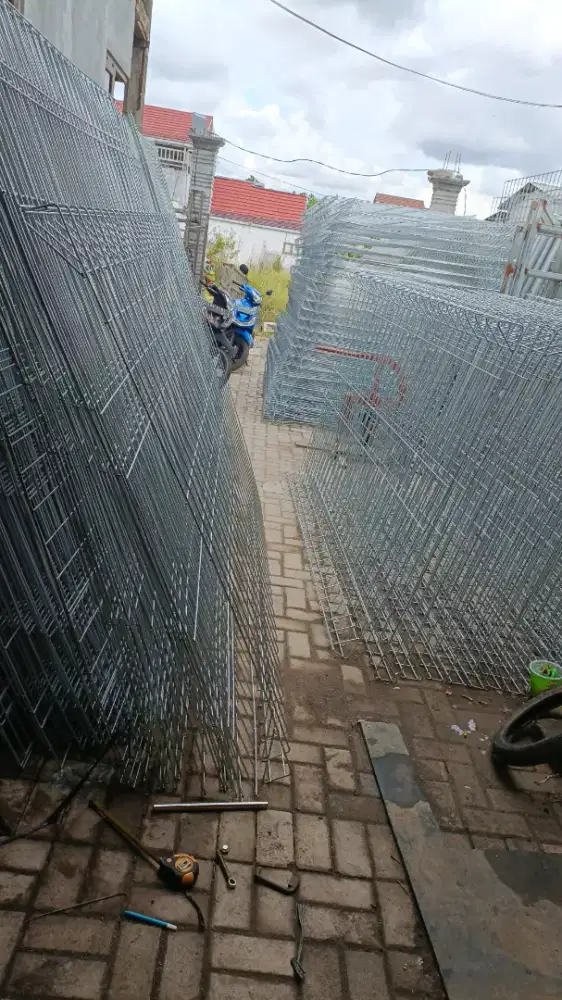 Pagar BRC kwalitas Elektroplating & Hot Dip Galvanish