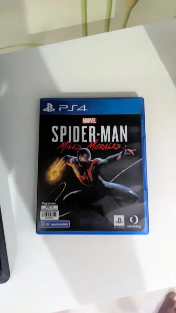 Di jual BD/kaset Spiderman miles Morales PS4
