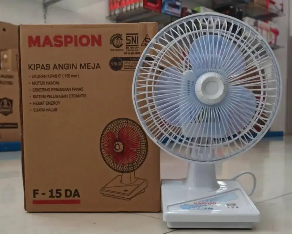 Kipas Angin Maspion Meja duduk 6 inc Maspion F 15 DA