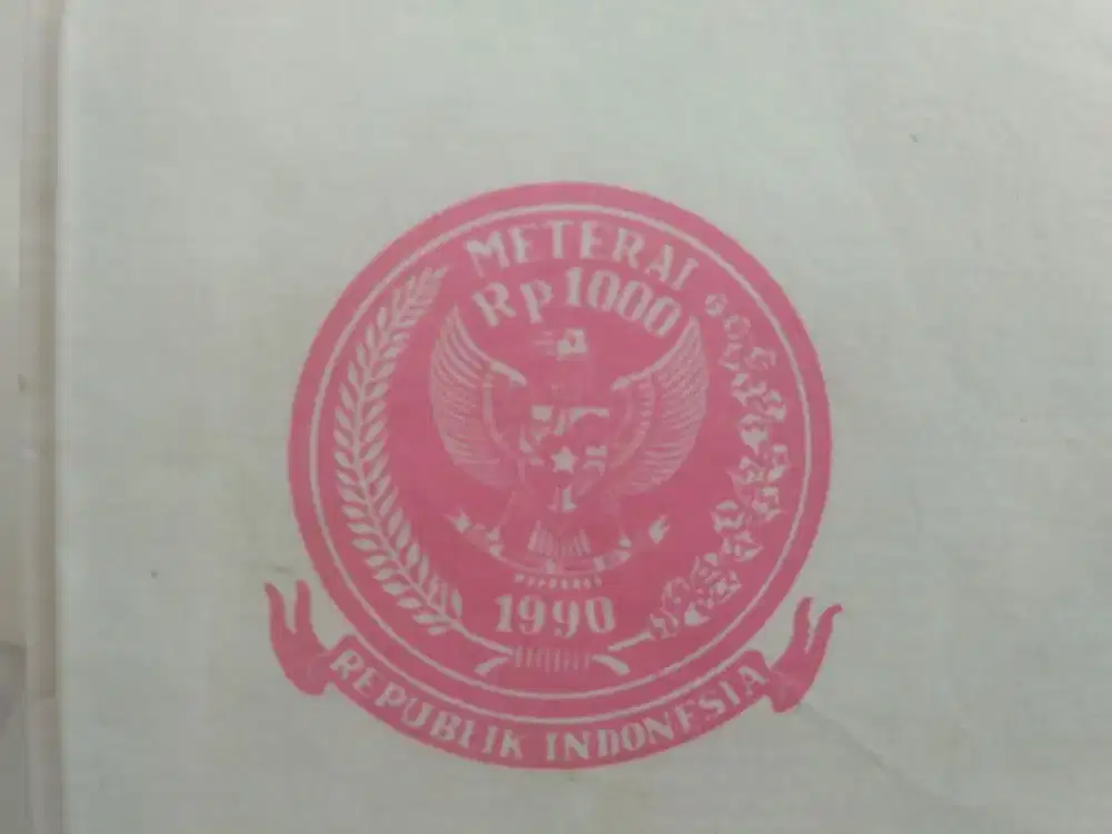 Kertas Segel 1990