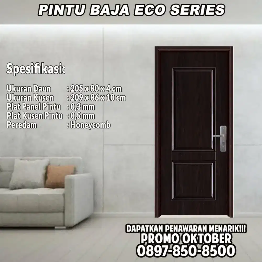 Full Set Pintu Baja Murah Siap Pasang Bisa COD bisa GRATIS ONGKIR