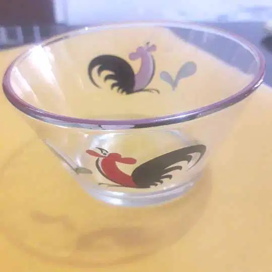 mangkuk / mangkok kaca 10 cm