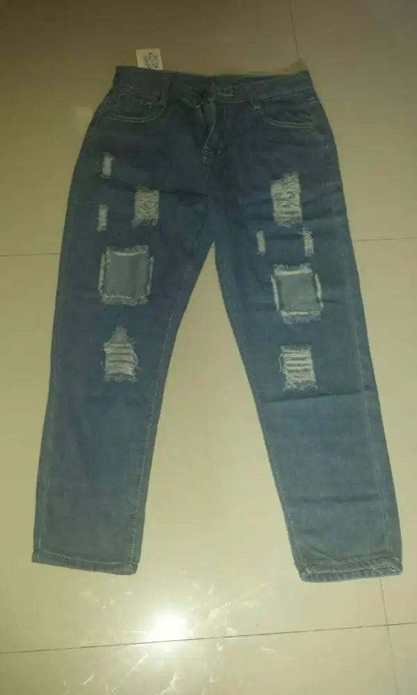 Celana Jeans Ripped Import