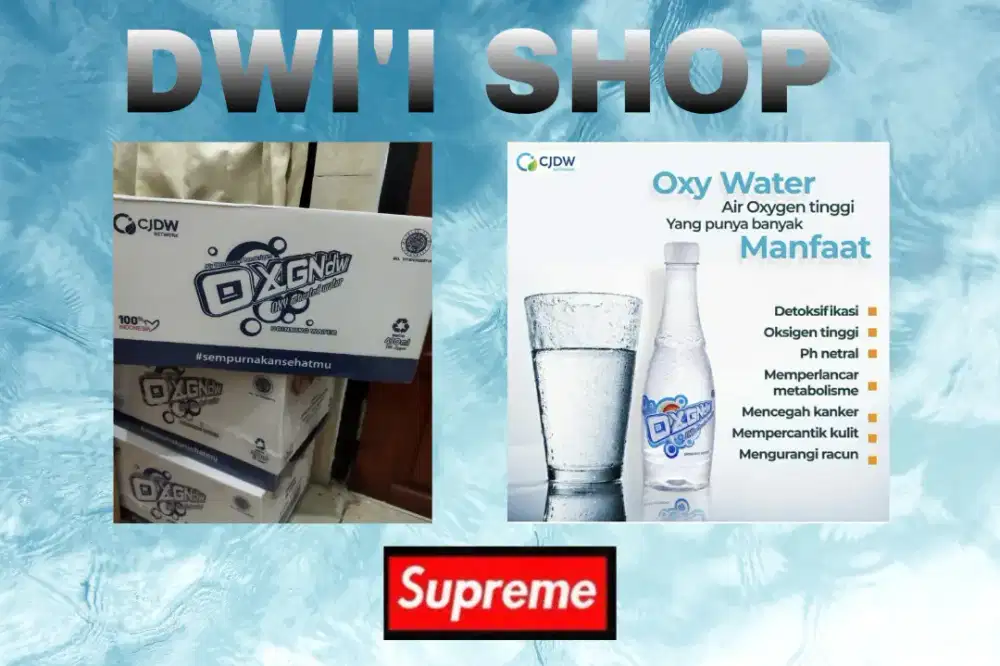 Jual air oxygen untuk kesehatan.