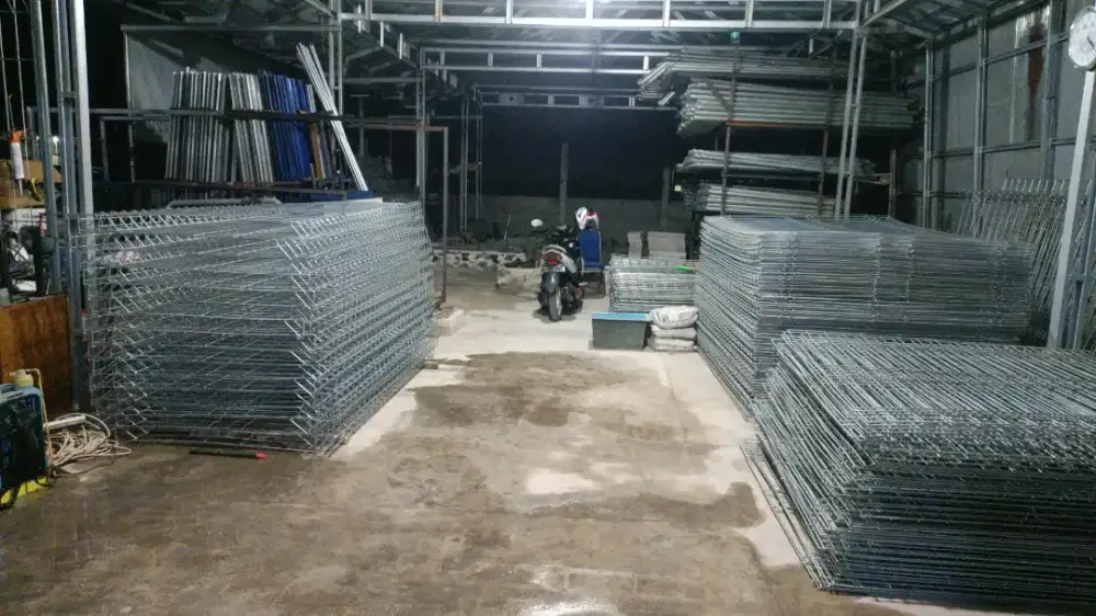 Pabrik Pagar BRC Elektroplating Uk. Tinggi 190 cm x 240 cm Kalimantan