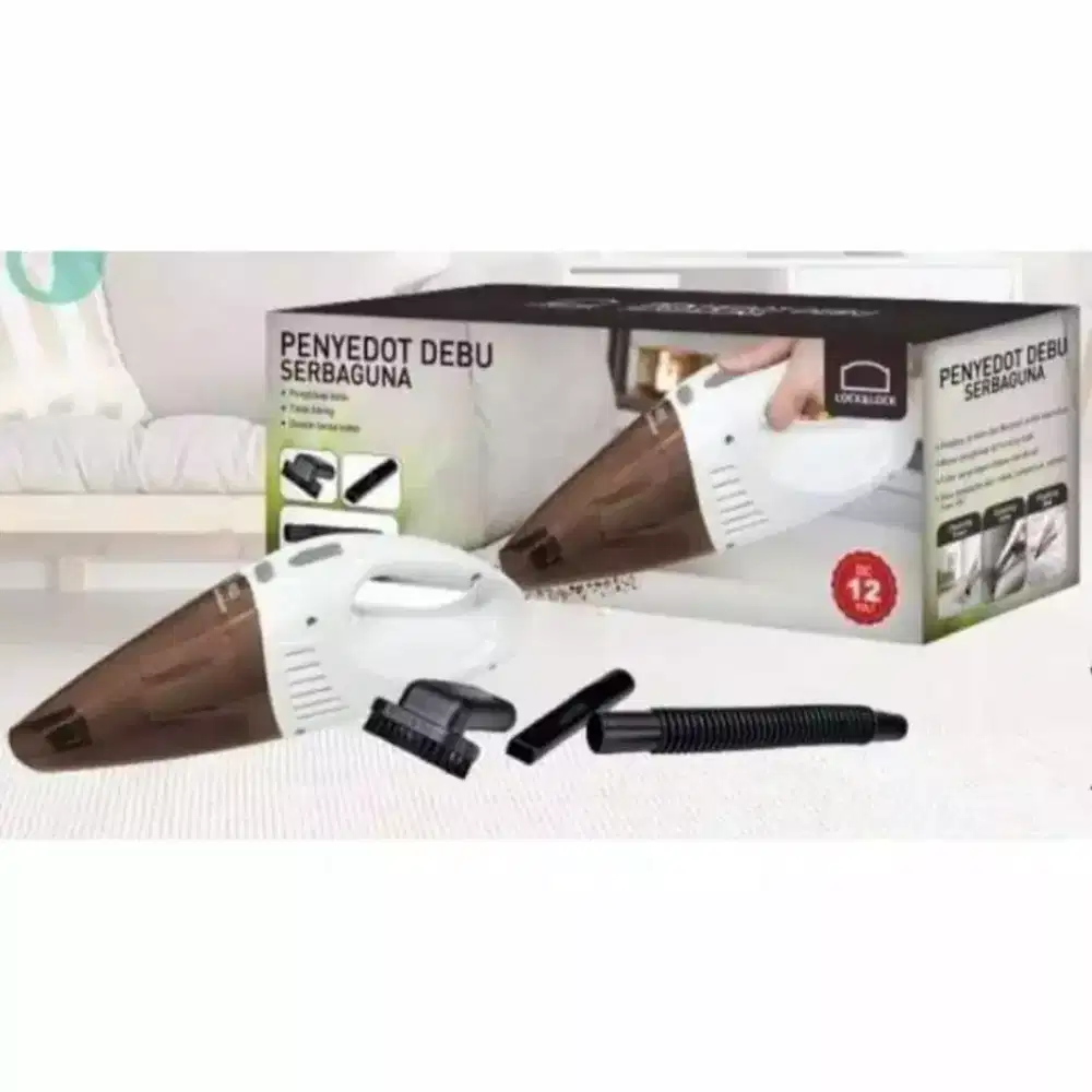 Penyedot Debu Portable Lock &amp;amp; Lock Tanpa Kabel