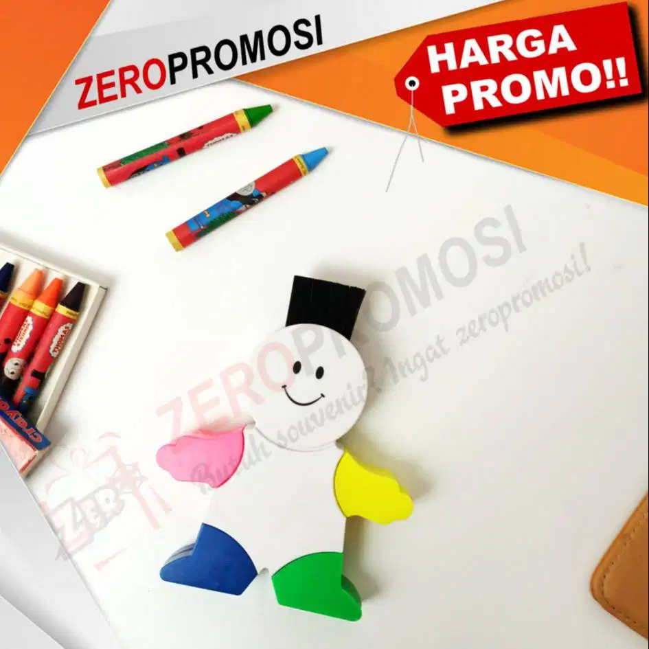 Highlighter 4 Warna Karakter Boneka Promosi