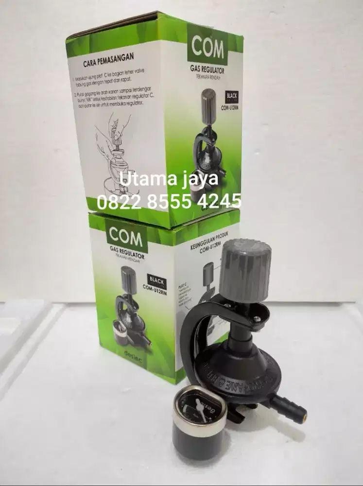 REGULATOR GAS BAGUS DESTEC COM-U12RM (BARU)