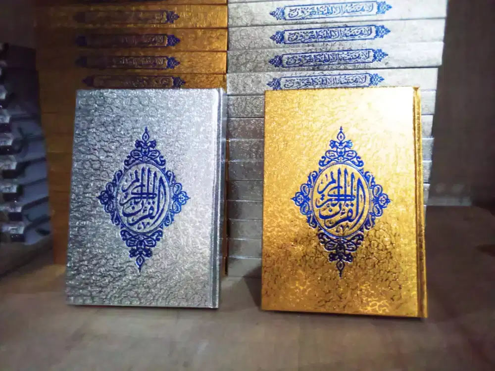 AL QURAN COVER EMAS  PERAK NON TERJEMAH A5