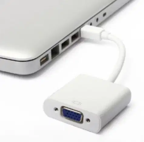 Konverter Mini Display Port To VGA Female utk Macbook ke monitor