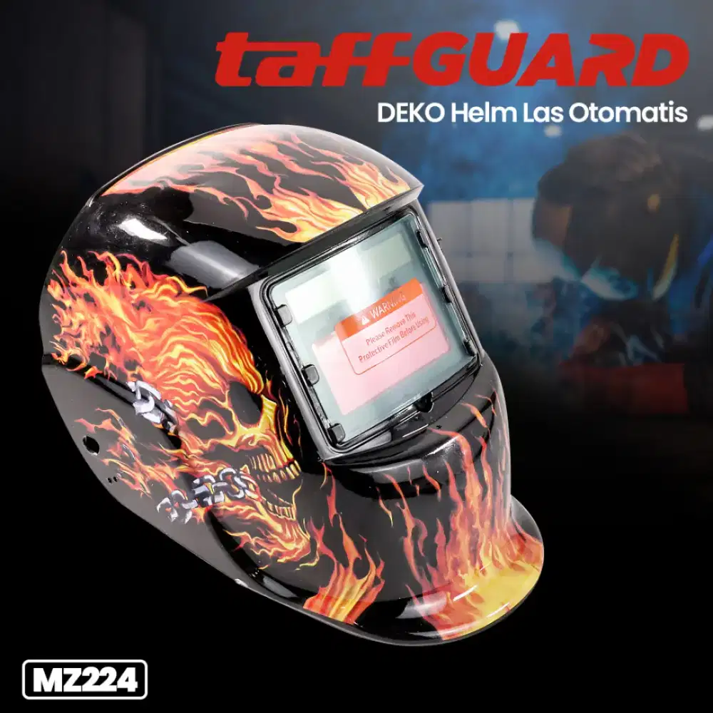 taffguard deko helm las otomatis auto darkening welding  helmet