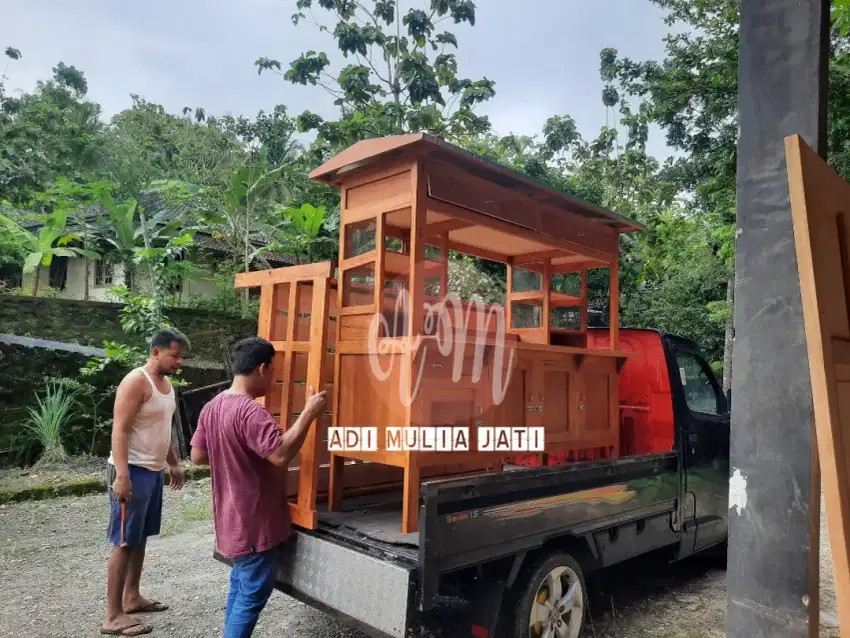 Gerobak miayam bakso bakmi jawa roti bakar