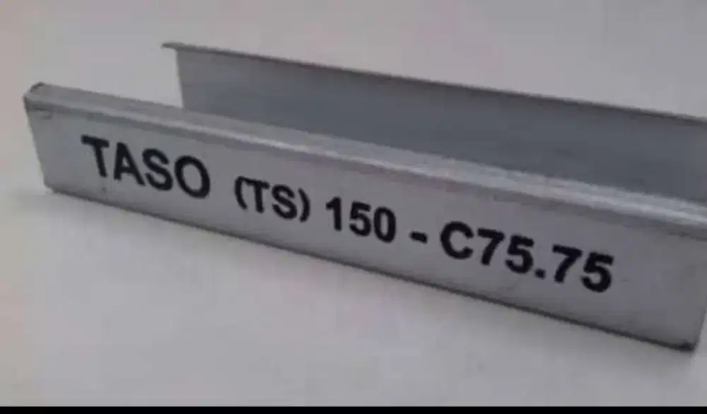 Baja ringan taso 0.75 mm terpasang