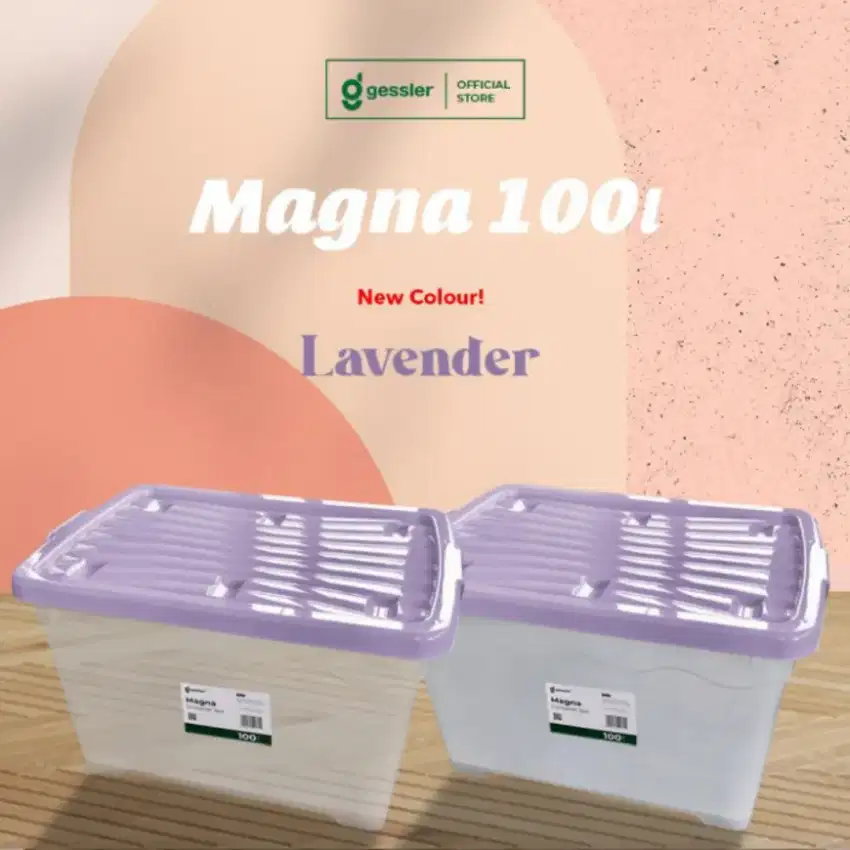GRATIS ONGKIR Container box 100 liter merk Gessler (Tulip)