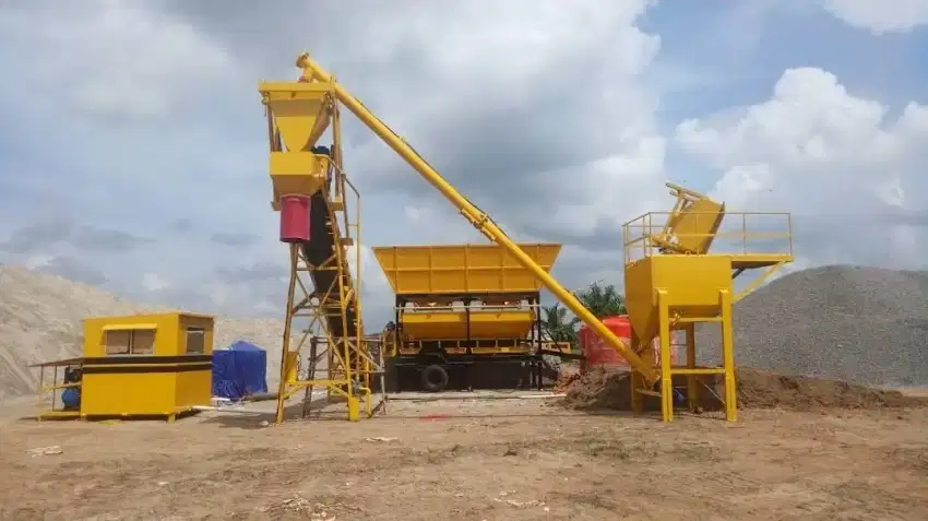 Concrete batching plant wet & dry