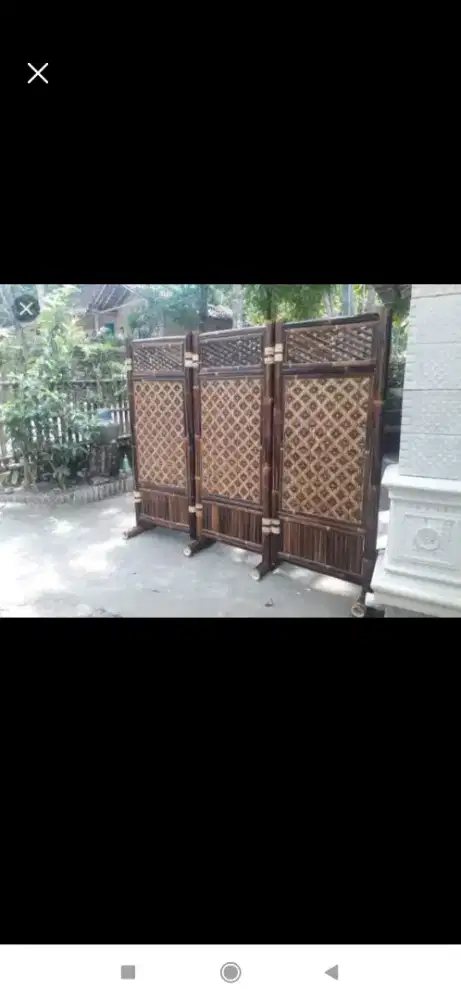 Skat ruangan bambu murahh