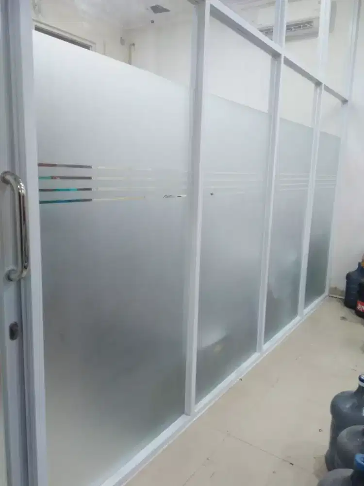 Stiker Sandblast (untuk kaca jendela rumah&kantor)