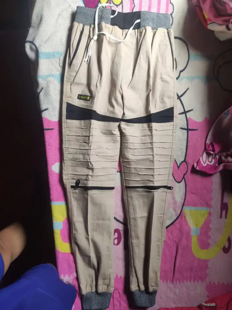 Celana Chinos Jogger Sepan Panjang Pria Mocca 32