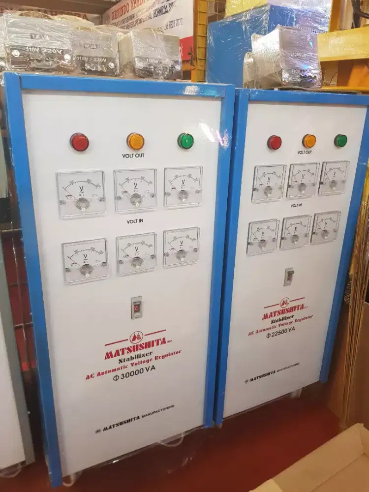 Stabilizer/Stabiliser Alat penstabil Listrik Rumah/Ruko/Gedung 30Kva