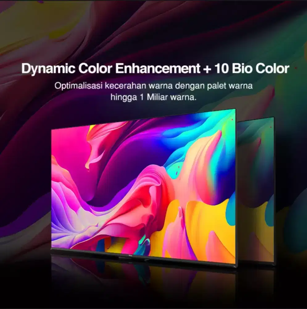 [GoogleTV]TCL 43 inchi SmartTV Android 4K UHD Bezelles NetflixBARU