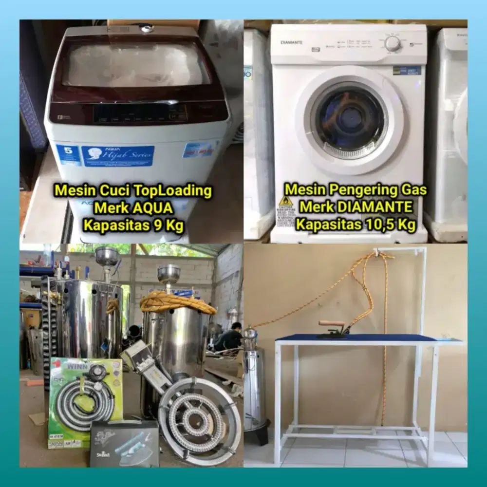 MESIN LAUNDRY, PAKET USAHA LAUNDRY
