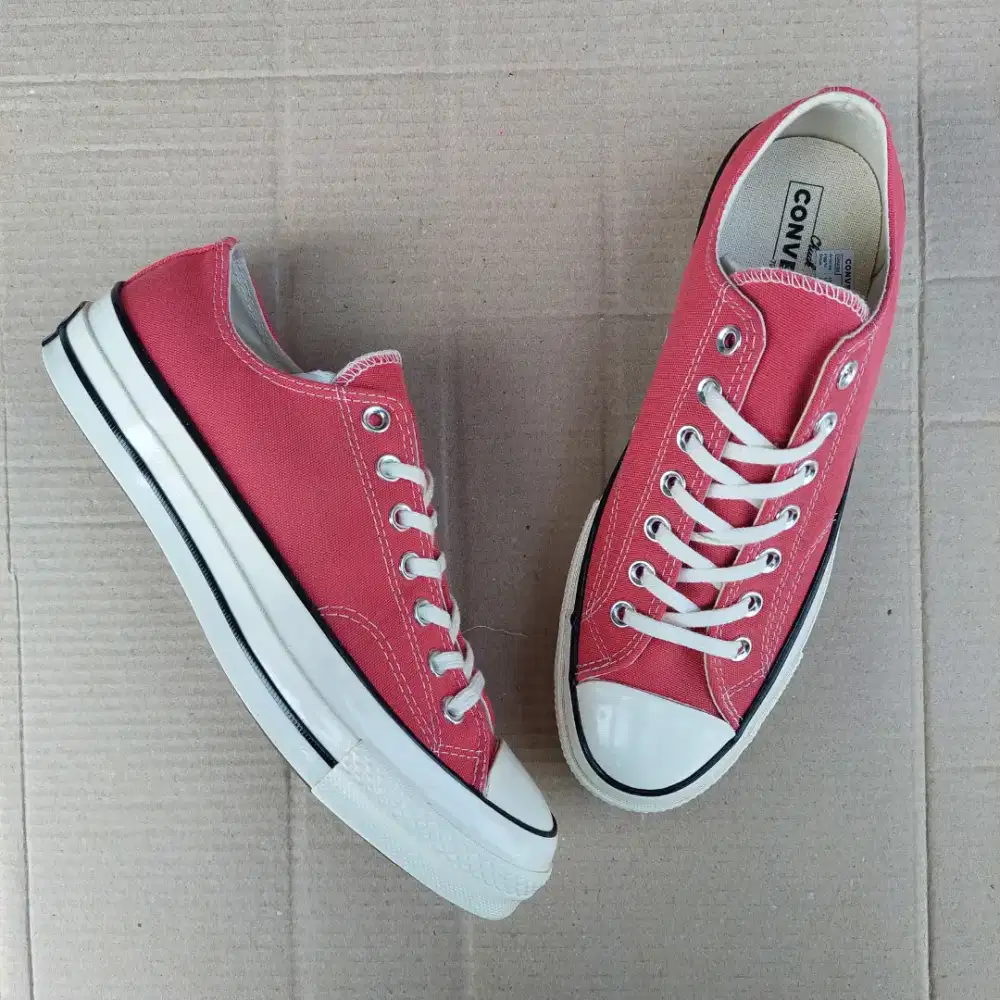Sepatu Converse CT Ox 70s Rhubarb Pie Coral Egret ORIGINAL