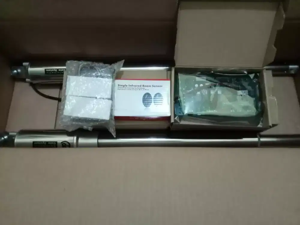 Mesin pintu pagar 2 daun