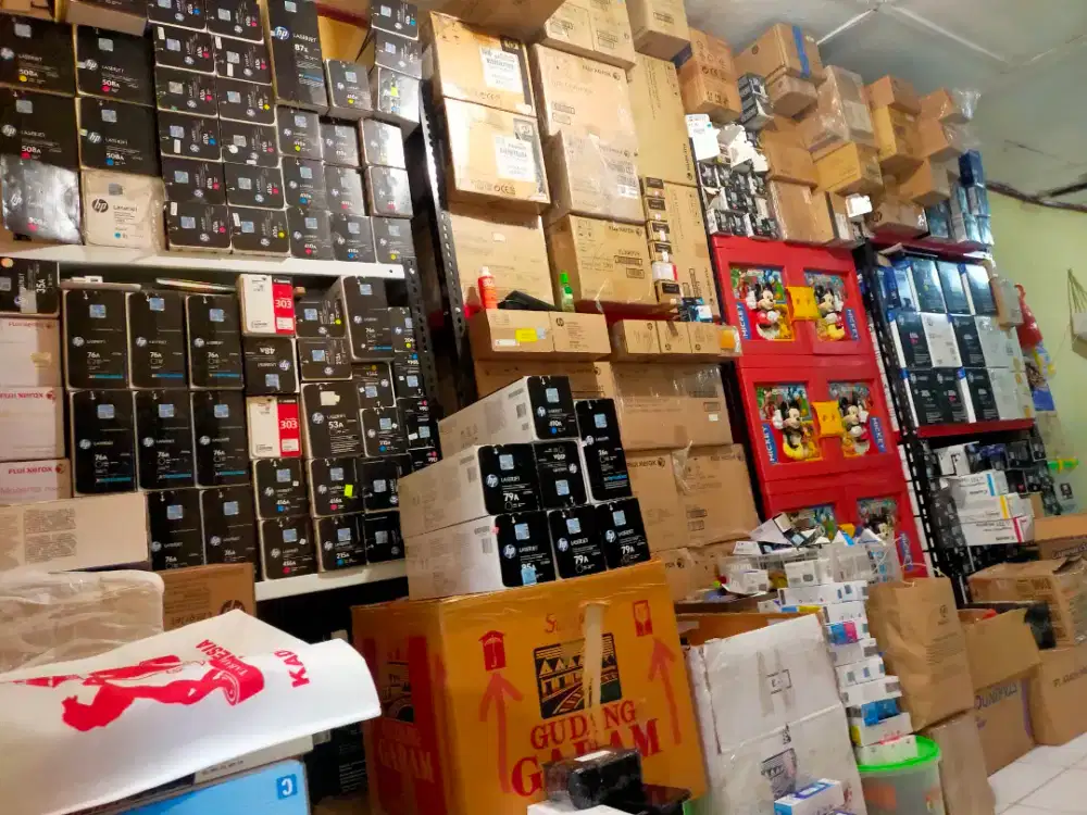 Kami jual beli tinta cartridge toner baru dan bekas dengan harga