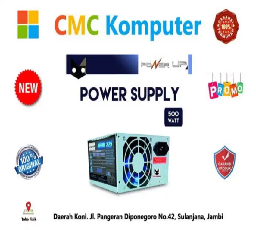 Power supply komputer Psu Power suplai komputer pc ORI TERMURAH BARU