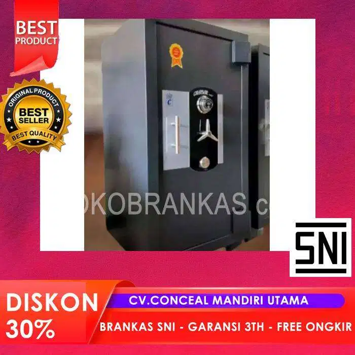 Brankas ZIGER SAFES besar XCELL SNI tahan api 3 JAM baru murah