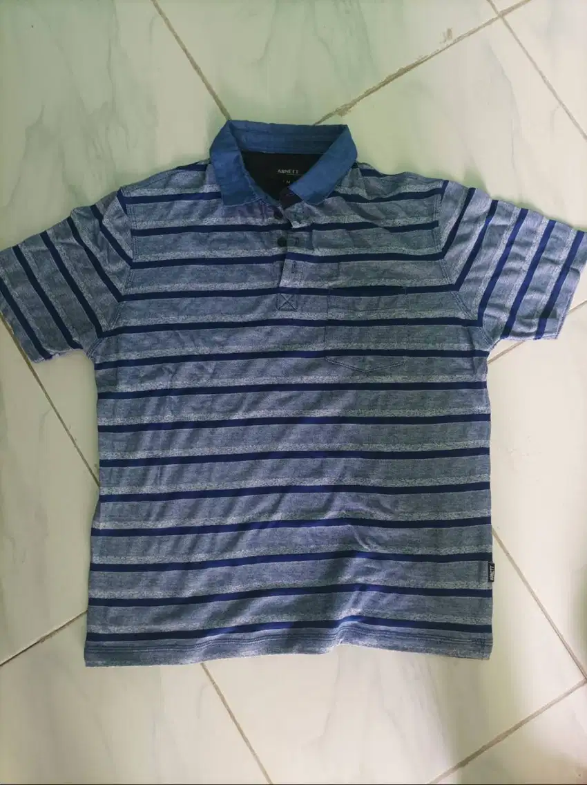 Kaos Polo Pria - Biru Tua