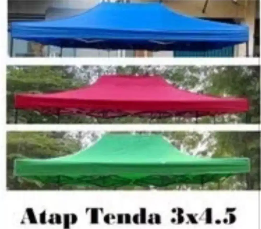 TERPAL TENDA LIPAT UKURAN 3X4,5