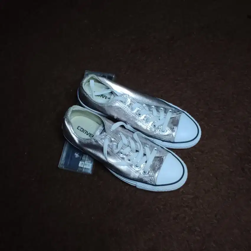 Converse CT Low Metallic Silver original second bekas