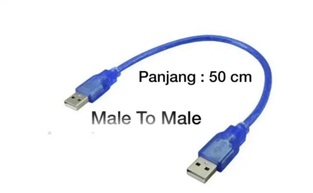 Kabel USB Male to Male 50cm