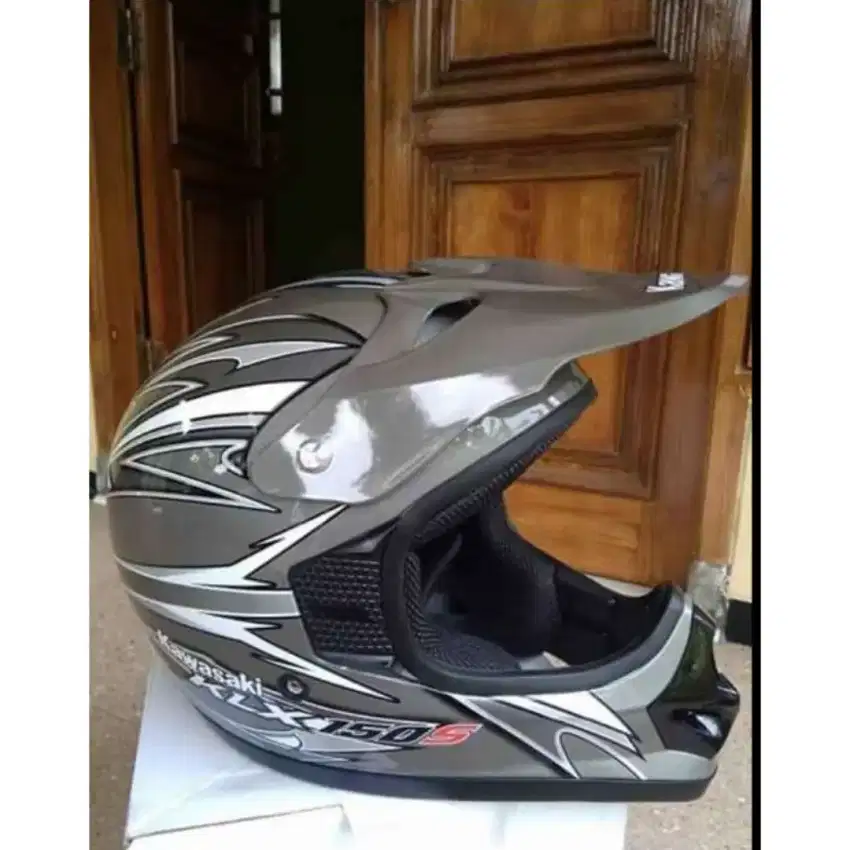 Helm kawasaki klx cross original