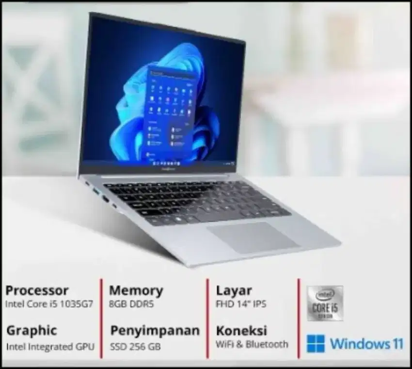 ADVAN WORKPRO INTEL i5 1035G7 8GB 256SSD W11