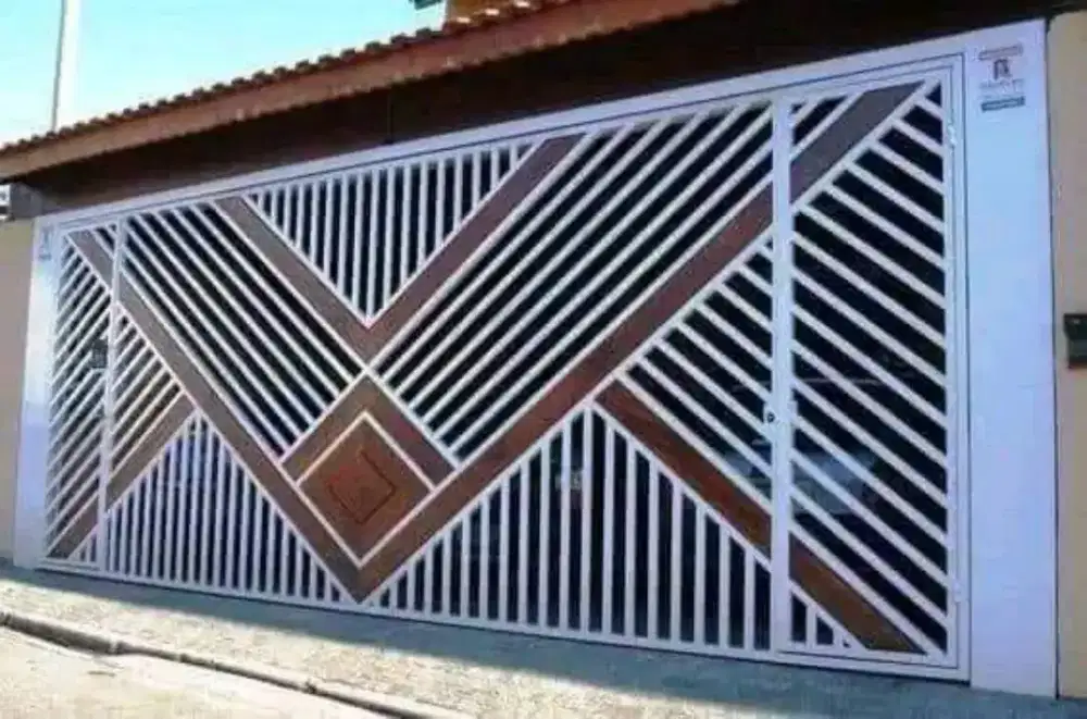 pagar dorong pintu tralis kanopy reling tangga balkon neon box dll