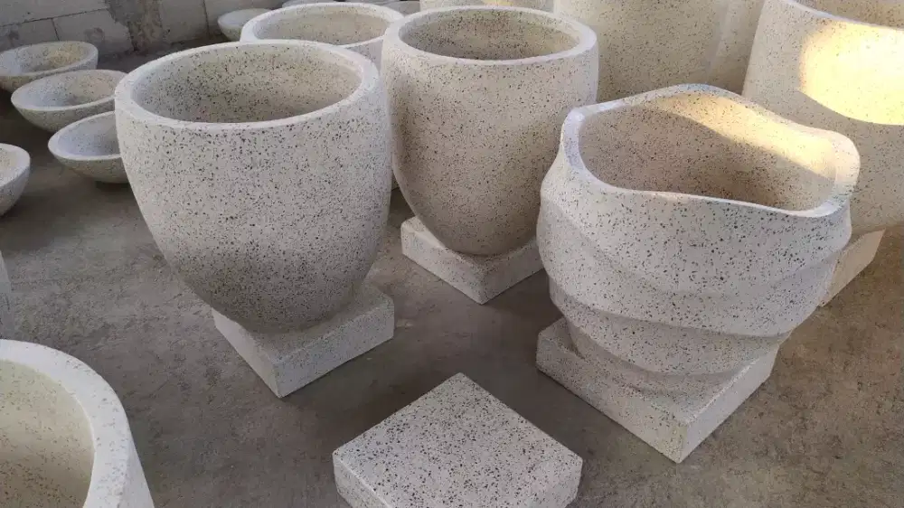 Gentong bak mandi terazzo