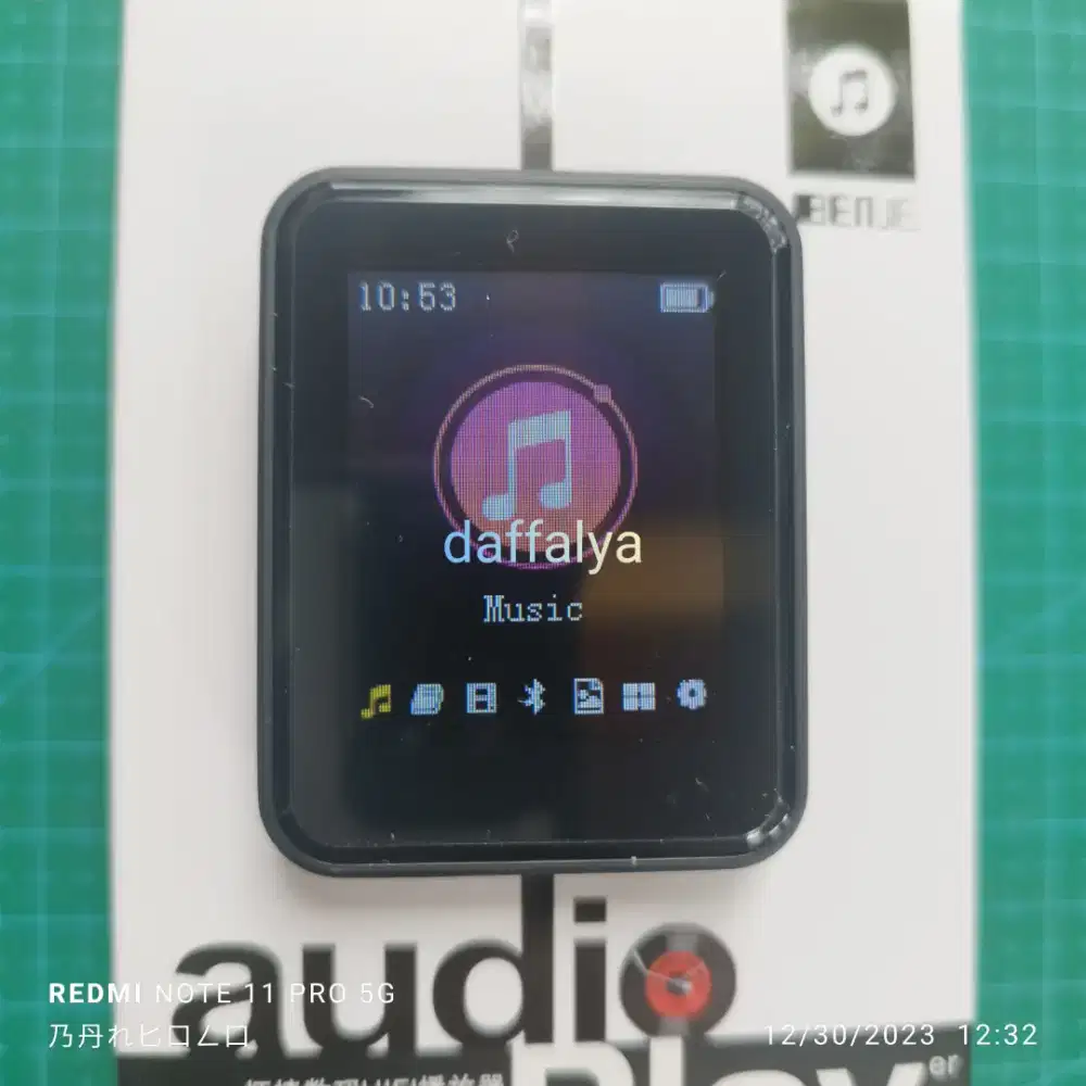 benjie x1 bluetooth mp3 player versi tombol hifi dap lossless flac