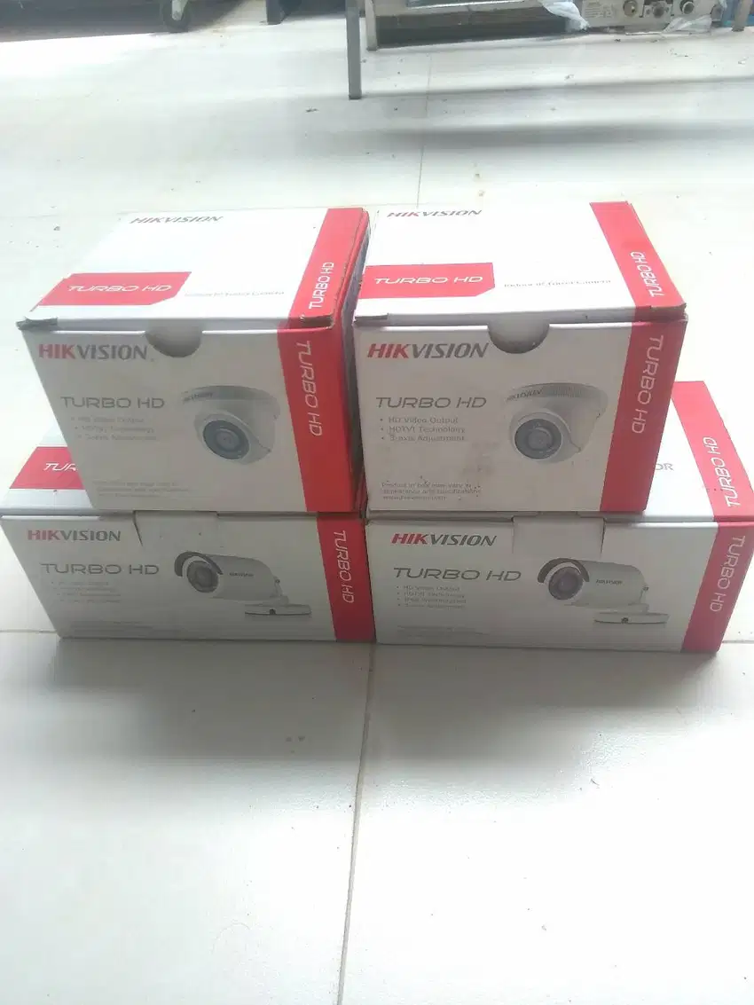 CCTV Paket Hikvision Hik 4 Channel Camera Kamera (Tanpa Pemasangan)