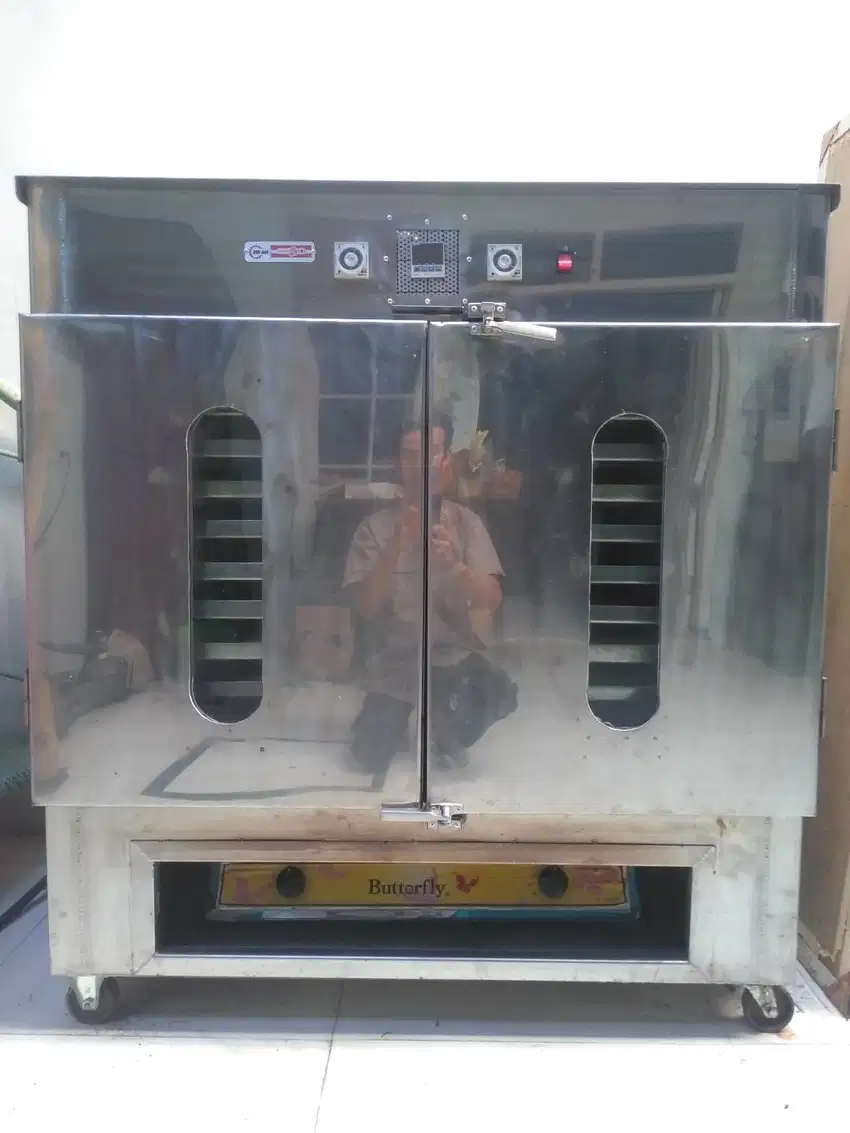 Mesin Oven Pengering Gas LPG 10 Rak