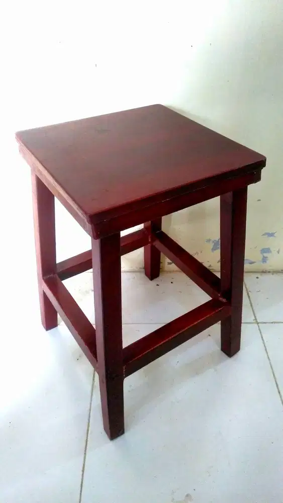 Kursi Kayu Kotak utk Kafe Cafe Kuliner Warung T50 T 50