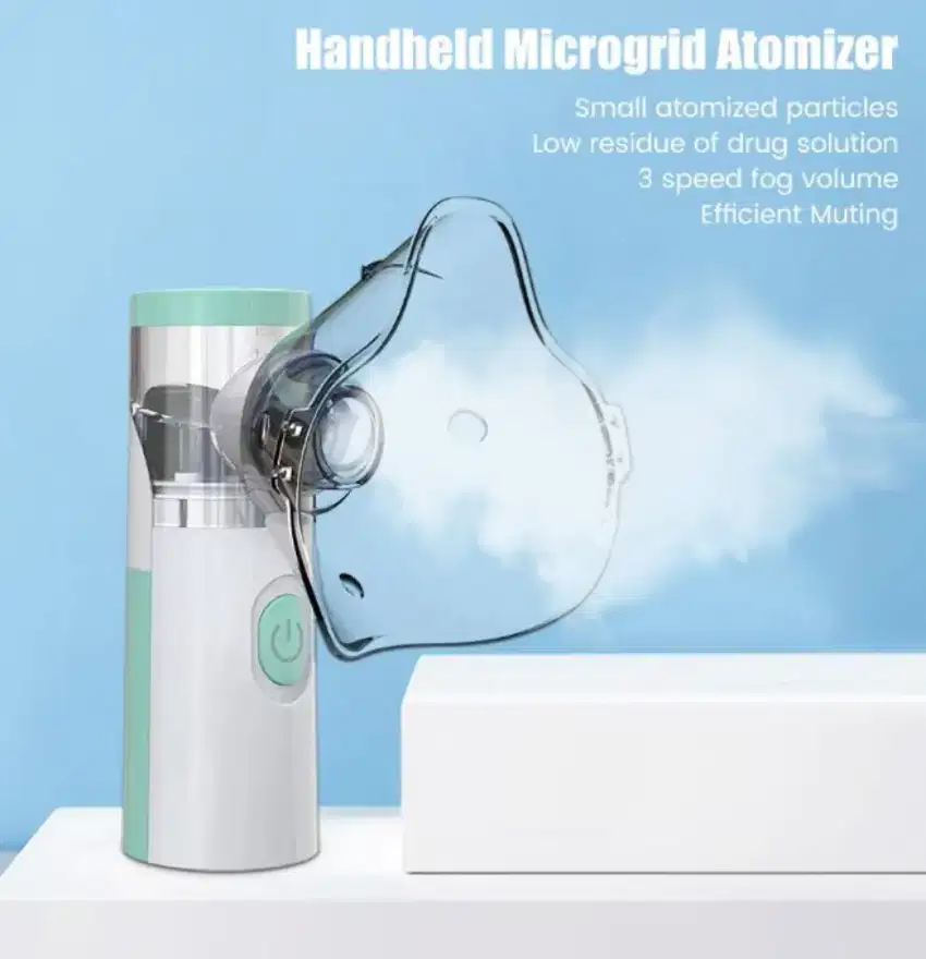 Alat Terapi Pernafasan Asma  Ultrasonic Inhale Nebulizer.Rechargeable