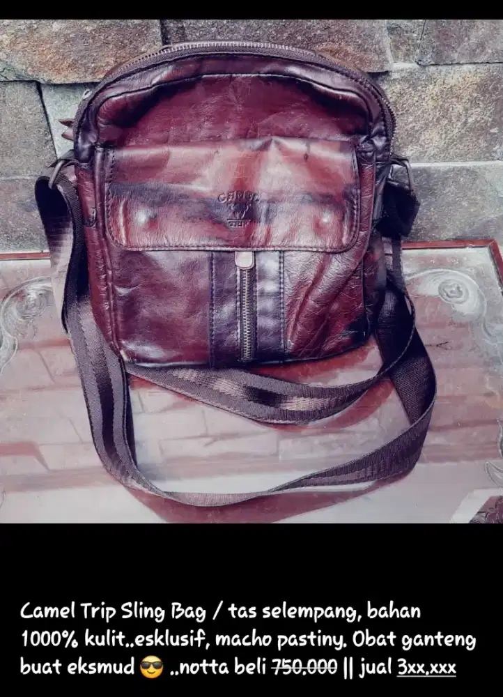 Tas selempang slingbag merk camel trip